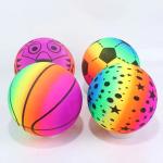 5-7 Years Age Range 9" Deflated Rainbow Stars Moons Balls for Teenagers'