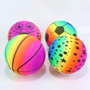 China Stand Out from the Crowd with Inflatable Rainbow Print Balls factory