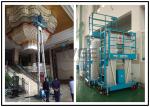 8 Meter Platform Height Hydraulic Lift Ladder Dual Mast For Wall Cleaning