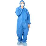 Blue S-2XL Safety Disposable Protective Coverall Clothing SMS Medical Coverall