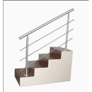 China Secure And Sturdy Glass And Stainless Handrail Easy To Clean factory