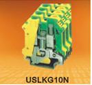 China Uk Series General Model Electrical Terminal Blocks 120/220VAC Snap In Mounting factory