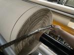 Fully Automatic Jumbo Maxi Roll Paper Slitting And Rewinding Machine In High
