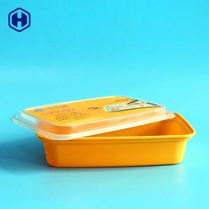 China Empty Food Packaging Plastic Container In Mould Labeling 400ML 750ML factory