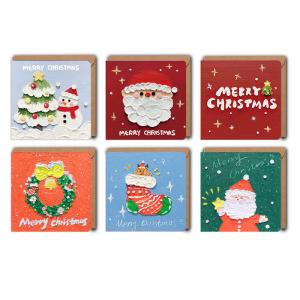 China Digital Printing Unique Greeting Creative Family Christmas Cards factory