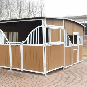 Movable Horse Stable with Customized Color and 200 kg Weight for Farm Use