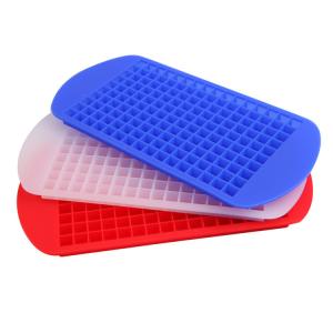 China FDA Overlay Design Mini Square Silicone Ice Trays factory