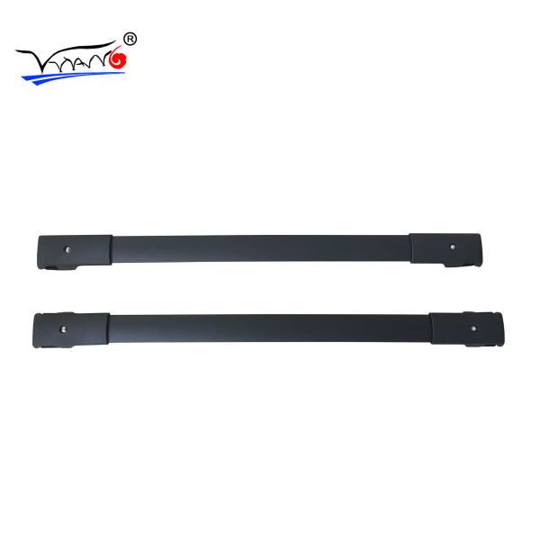 Black B076 Rooftop Cargo Carrier Cross Bars , Subaru Forester Aftermarket Cross