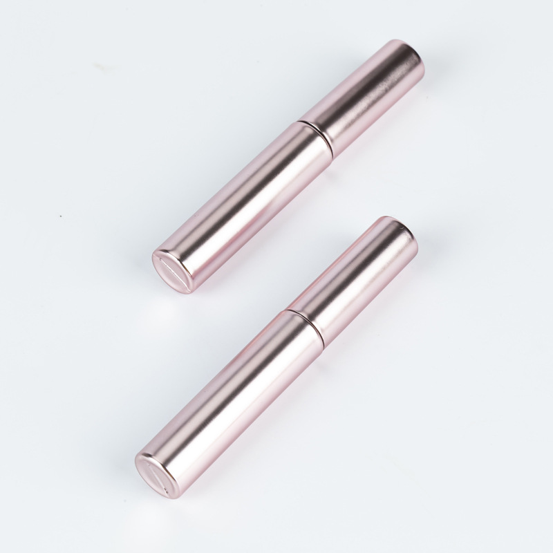 Acceptable OEM/ODM 10ml Customized Empty Rose Gold Eyelash Growth Serum Plastic PETG Bottle with Eyelashes Brush and Tube