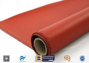 China 0.9mm Silicone Coated Fiberglass Fabric For Welding Tear Resistance factory