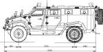Rhd Armoured Personnel Carrier Transports Car Vehicle For 10 Passenger