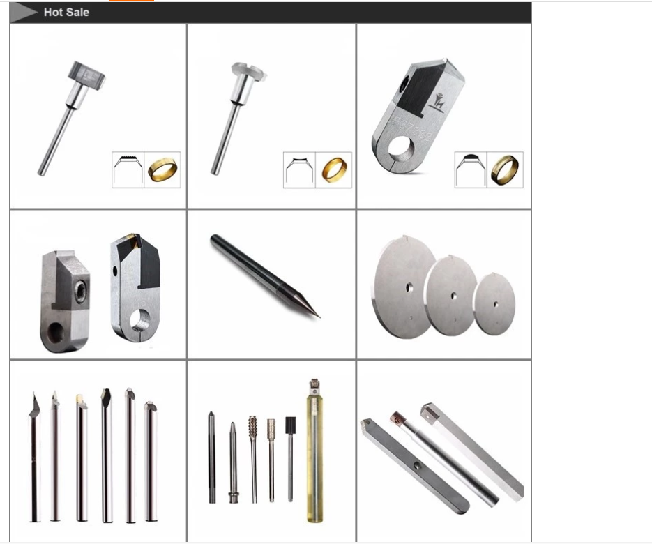 2.9mm Carbide Shank Mini Diamond Faceting Tools