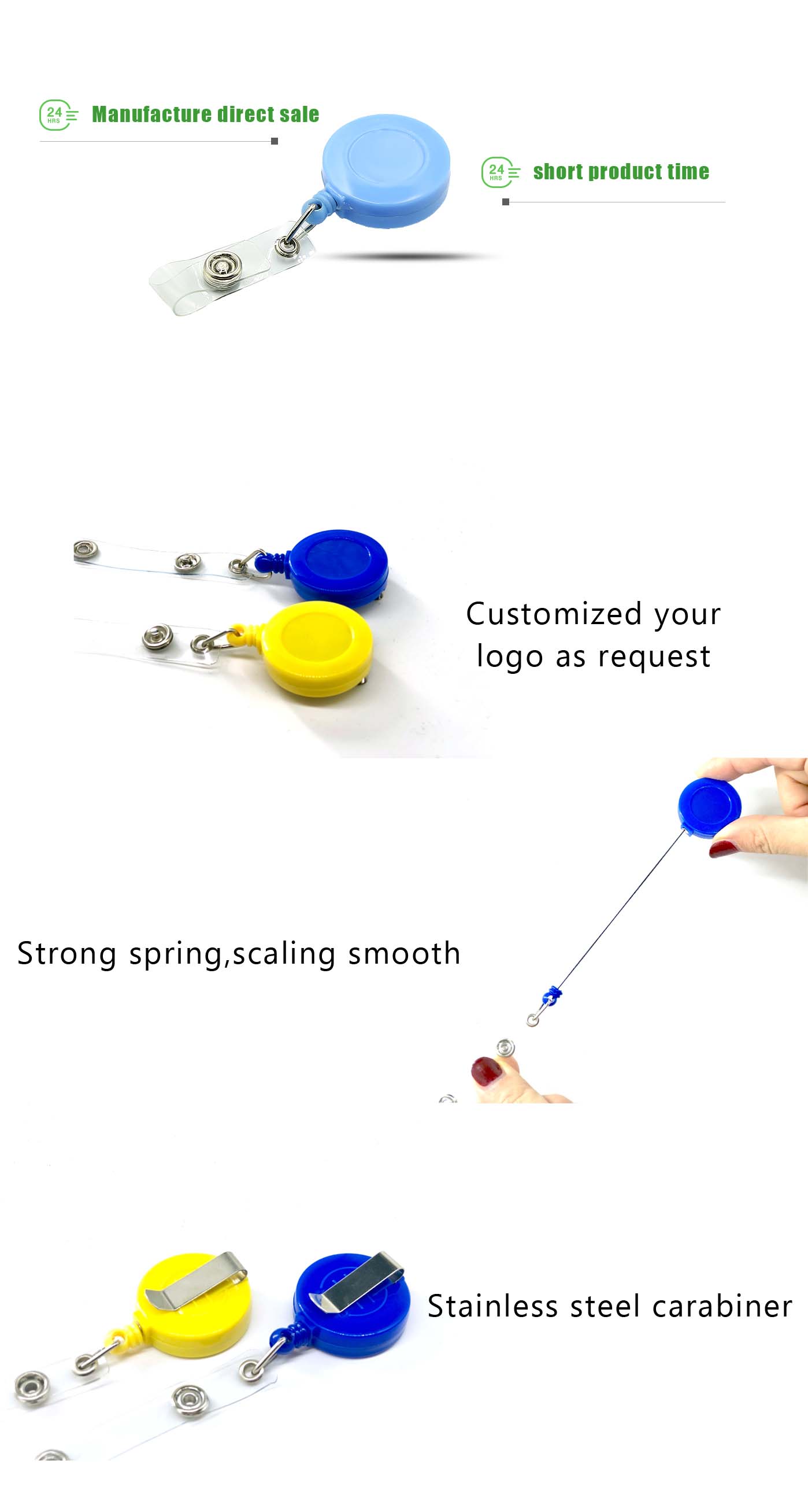 Deyi Office Accessory Badge Reel