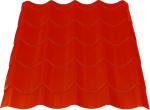 Bottom 5U 7U 0.2mm Thickness Steel Roofing Sheets