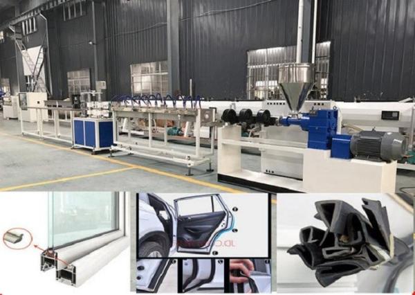 TPU PVC Rubber Flexible Sealing Strip Extrusion Making Machine For Door And