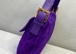 Classic Single Strap Shoulder Bag Pure Color Underarm Bag Baguette Bag