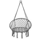 Hand Woven Macrame Cotton Rope Swing Chair Boho Hammock Hanging Chair Camping