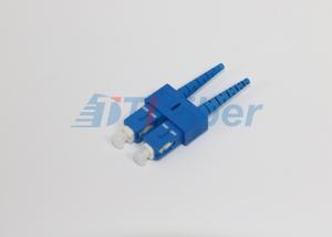 China SC / PC Fiber Optic Connectors For Fiber Patchcords , Multimode Fiber Connectors factory