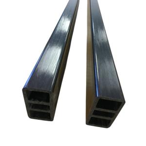 China High Tensile Strength Rectangular Carbon Fiber Square Tube For Equipment factory