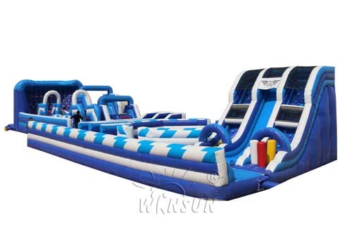 China Giant inflatable playground WSP-305/including slides,trampolines and obstacles factory