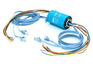 China OEM Rj45 Slip Ring Electrical Rotary Union Transmit Mixed Signals factory