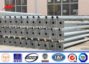 China Single / Double Arm Street Light Poles 12m 10m 8m 6m Conoid factory
