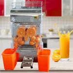 Orange Juicer Extractor Machine Separates Orange Skin from Pulp Peels Squeezes