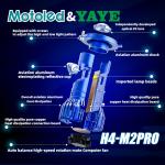 Car Motorbike Truck Offroad ATV UTV Dual LED Projector Headlight With Fan