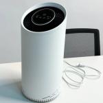 White Touch-Controlled HEPA Air Purifier with Cold Plasma Timer Activated Carbon