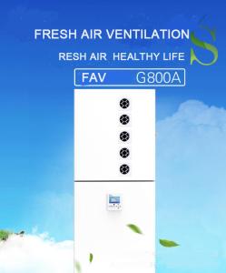 China Formaldehyde PM 2.5 Release Anion 220W Fresh Air Ventilator factory