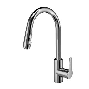 China ARROW N11C608 Pull Out Kitchen Tap Polished Surface Finish factory