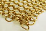 Stainless Steel Ring Wire Mesh Curtain Decorative For Architectural Drapery