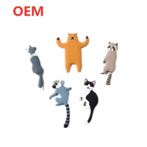 OEM FAMA Factory Custom Made Mini  seamless tail foldable hook pvc rubber toys