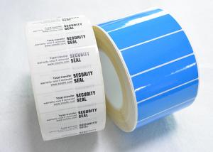 China Total Transfer Void Seal Stickers , Durable Glassine Paper Security Asset Labels factory