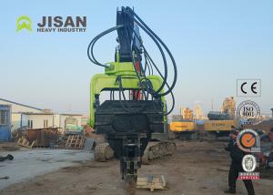 China Excavator Hydraulic Vibro Pile Hammer Mini 6 Meters Pile Driver Machine factory