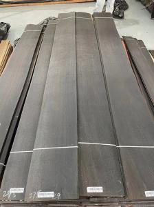 China Natural Wood Dark Fumed European Oak Veneer Panel Grade 0.55MM factory