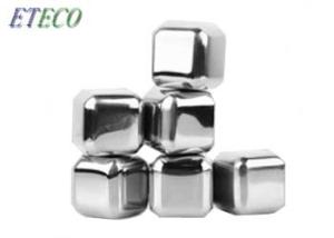 China Reusable Stainless Steel Cooler Stones Non Corrode Drawstring Pouch Availiable factory