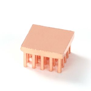 PC CPU Pure Copper Heat Sink Multipurpose Sand Blasting Surface