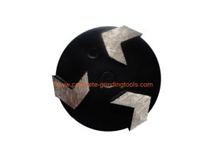 China STI Grinder Concrete Grinding Plate Arrow Segments Diamond Grinding Disk factory