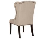 Modern wooden dining chair furniture dining table and chair studded dining