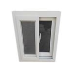 European Style PVC Plastic Upvc Sliding Double Window Sound Proof Hurricane