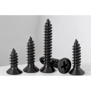 M4 M16 Carbon steel Flat head Philip sclotted tapping metal screws Class4.8