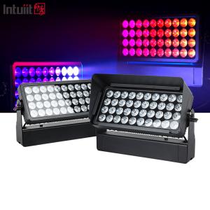 China Led City Color Light 400W Outdoor Architectural Building Led Wall Washer Light 40pcs 10w Rgbw 4in1 Outdoor Wall Wash Light factory