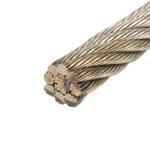 Tolerance ±1% Steel Grade Steel Galvanized Wire Rope for Elevator Equipment in
