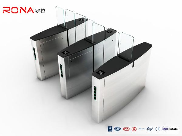 Anti Clipping Acrylic Swing Sliding Barrier Gate 100W Automatic Pedestrian