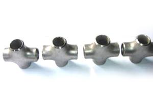 China Butt Welding Tee Cross Stainless Steel Pipe Fittings factory