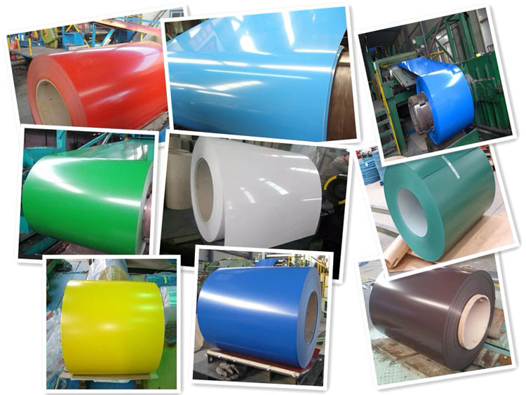 Roofing Material Prime PPGI Color Coated Prepainted Galvanized Steel Coil
