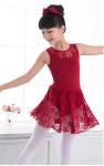 New Children Latin Dance Dress Long Sleeve Lace Sequin Kids Latin Dresses Girls