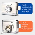 Wifi Waterproof Electric Deadbolt Keyless Night Latch Rim Lock