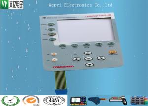 China Food Grade Conductive Rubber Keypad Combined With PC Overlay Membrane Switch factory